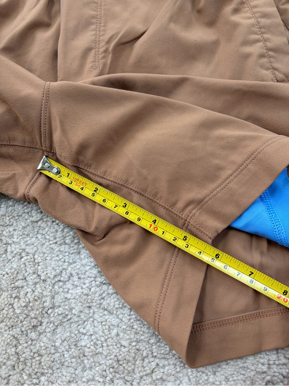 Birddogs Men's Size Medium Tan and Khaki Athletic Activewear Cargo Shorts Bundle - Picture 8 of 10